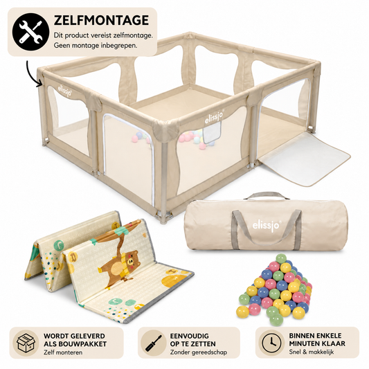 Elissio® Grondbox 180×150 cm Beige