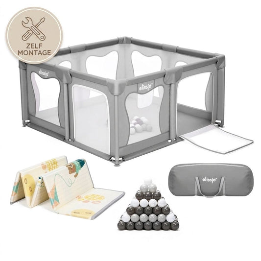 Elissio® Grondbox 120×120 cm Grijs