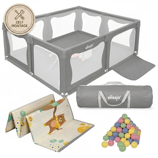 Elissio® Grondbox 180×150 cm Grijs