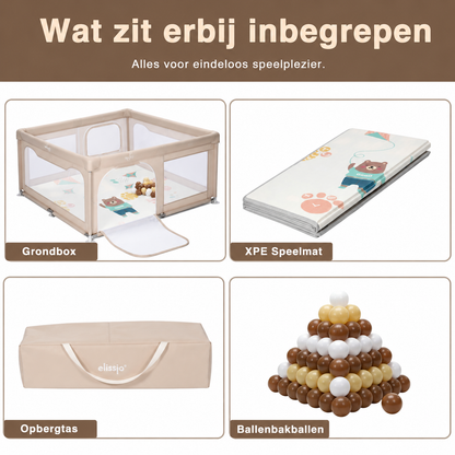 Elissio® Grondbox Inklapbaar 150x150 - XPE Mat Edition